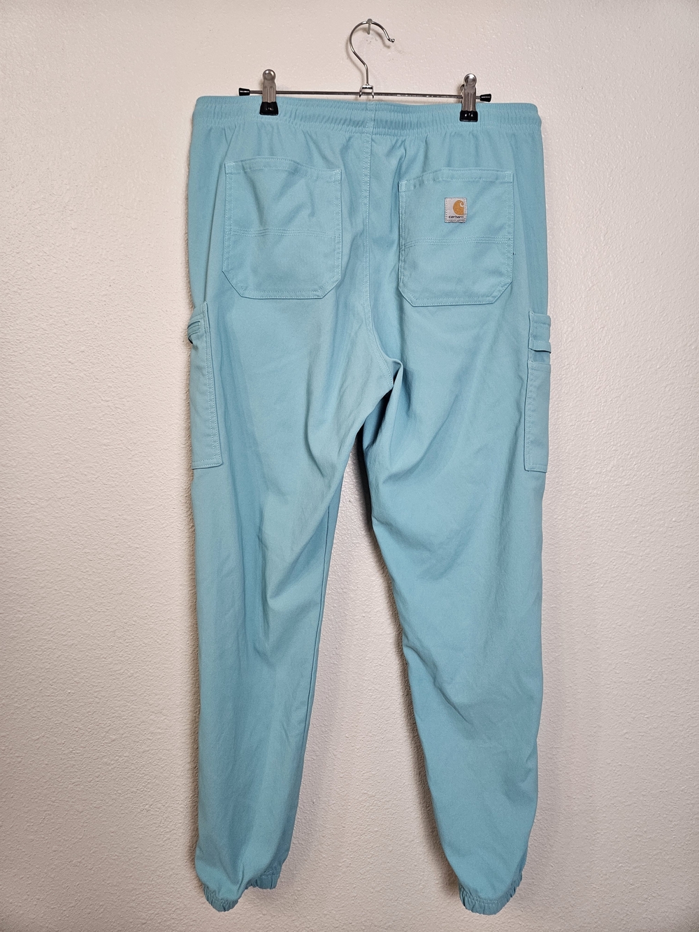 Carhartt Light Teal Cargo Jogger Pants - Picture 3 of 4